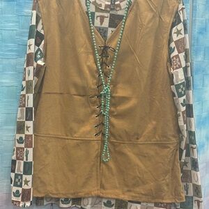 Brown Long Sleeve Tee